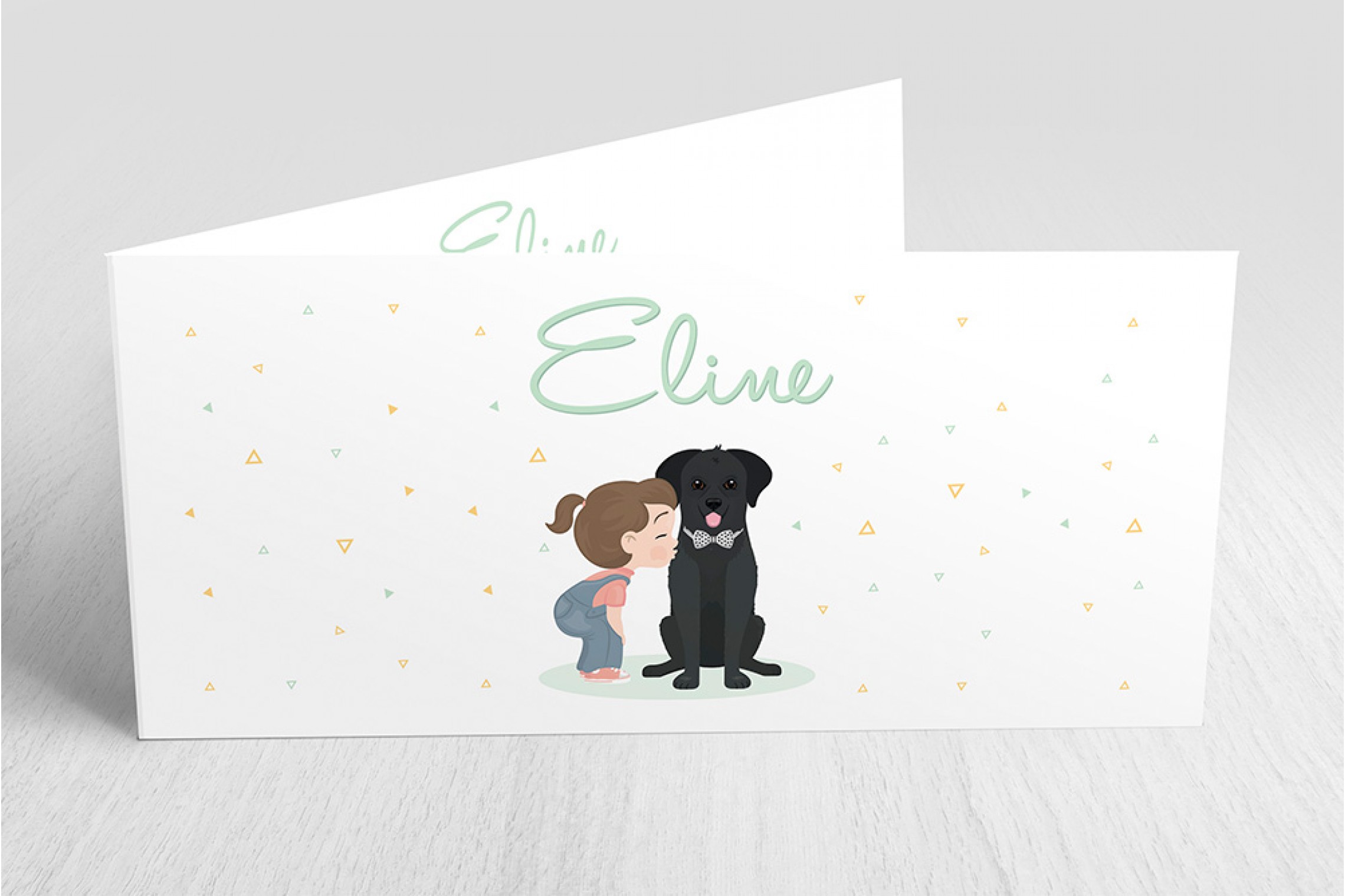 Meisje met labrador